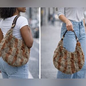 Rare Fendi Real Rabbit  Fur Women Bag NWOT